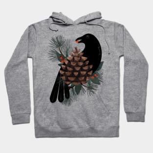 Bird & Winter Berries Hoodie